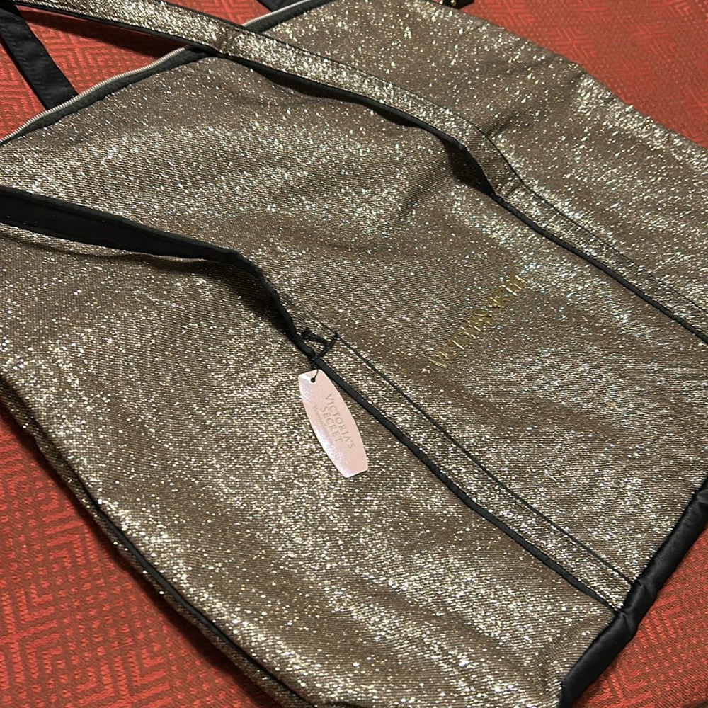 Victoria's Secret Glittering Silver Tote - Picture 11 of 15